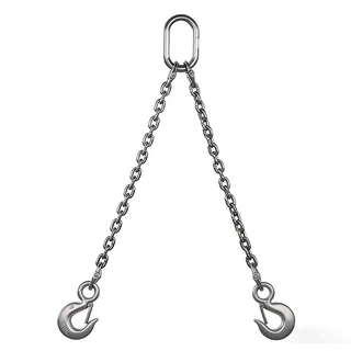 Lifting Chain with Double Hooks, SS 304, 2 M, 2 Ton Capacity